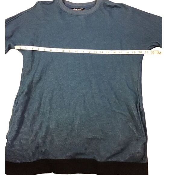 The North Face Blue Thermal Long Sleeve Sweatshirt Size Medium - Picture 7 of 11